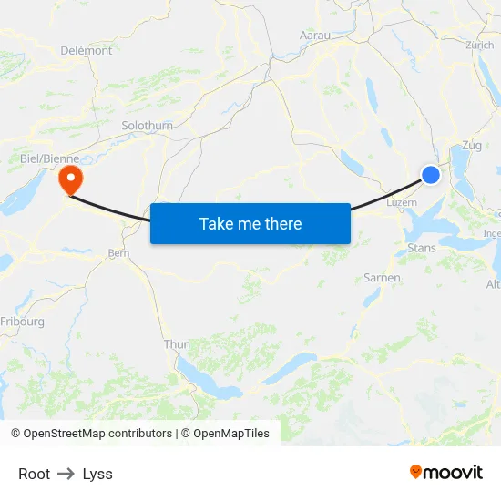 Root to Lyss map