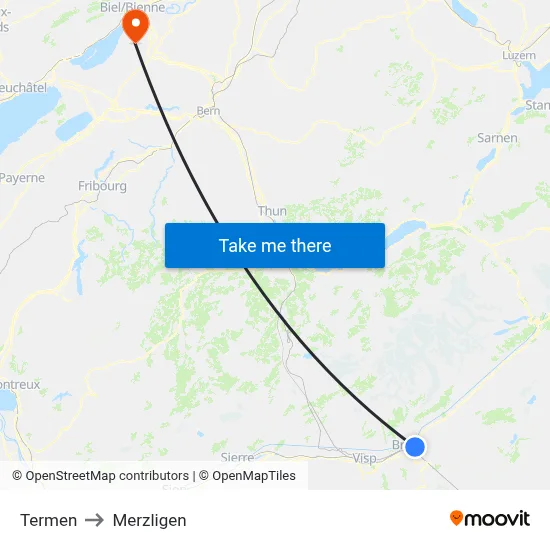 Termen to Merzligen map