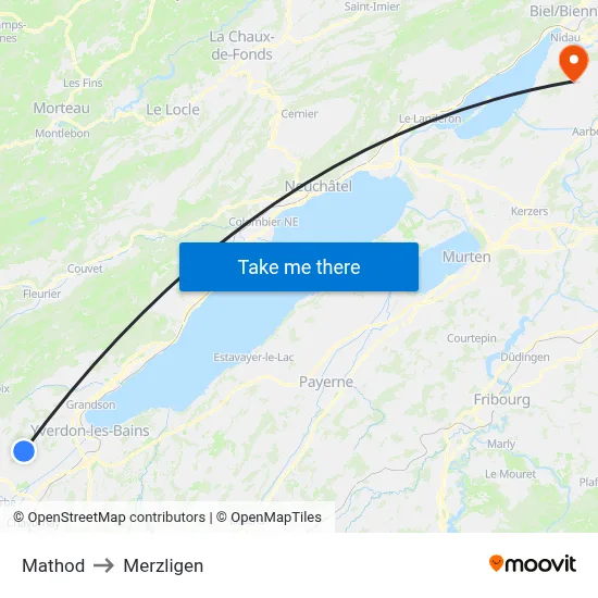 Mathod to Merzligen map