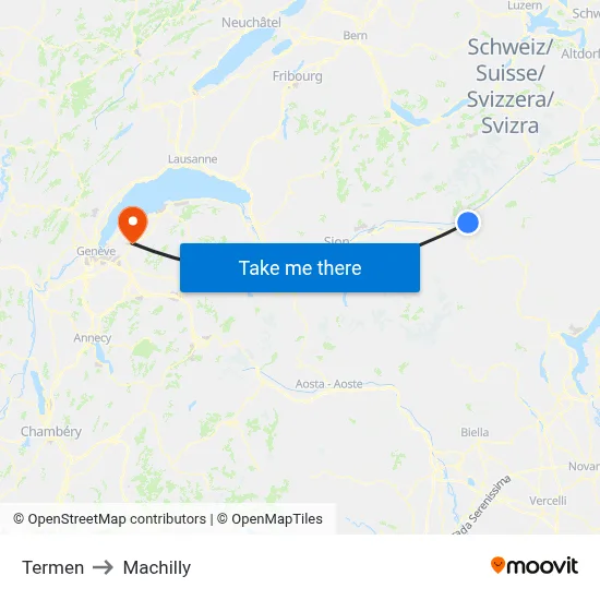 Termen to Machilly map