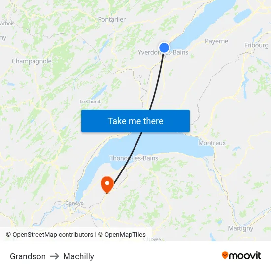 Grandson to Machilly map