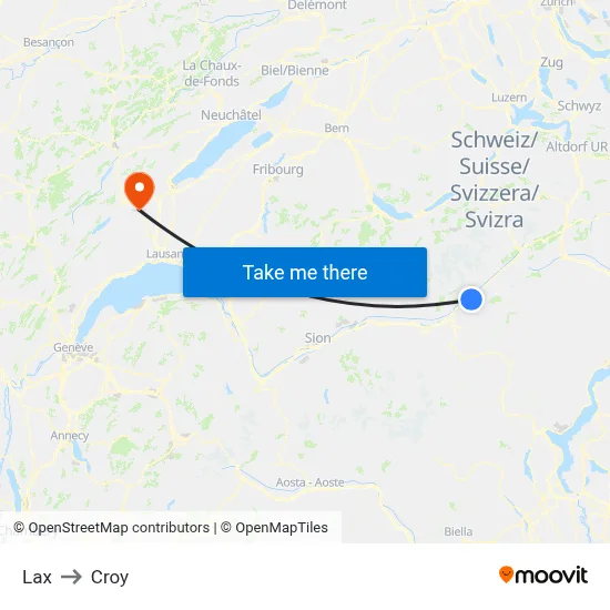 Lax to Croy map