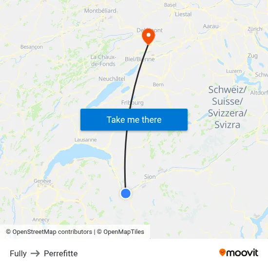 Fully to Perrefitte map