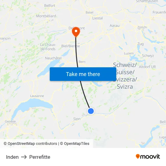 Inden to Perrefitte map