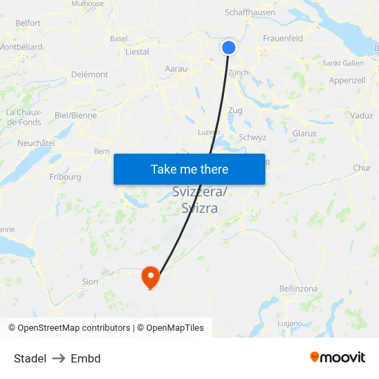 Stadel to Embd map