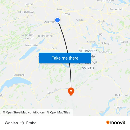 Wahlen to Embd map