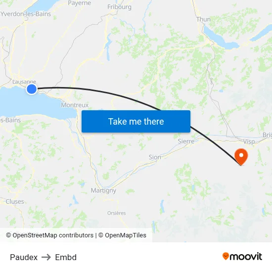 Paudex to Embd map