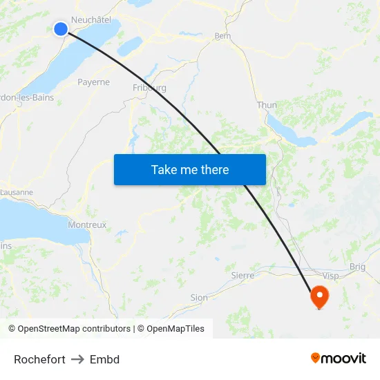 Rochefort to Embd map