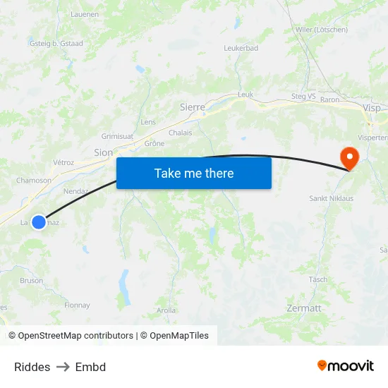 Riddes to Embd map