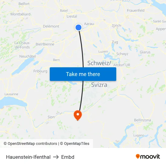 Hauenstein-Ifenthal to Embd map