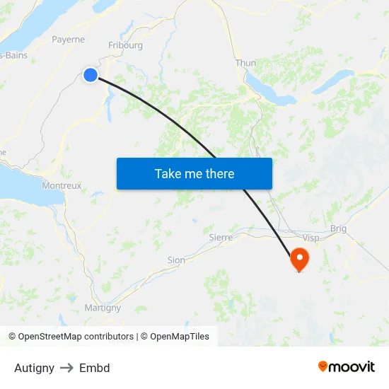 Autigny to Embd map