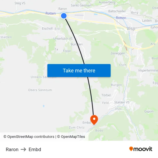 Raron to Embd map