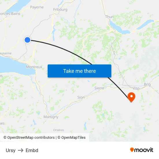 Ursy to Embd map