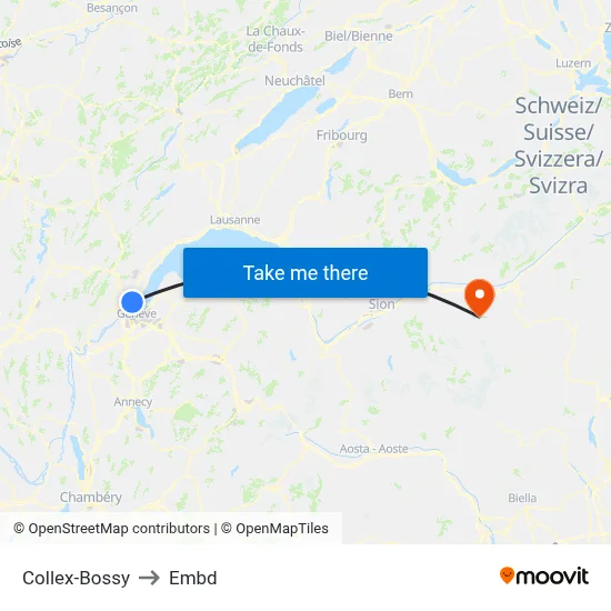 Collex-Bossy to Embd map