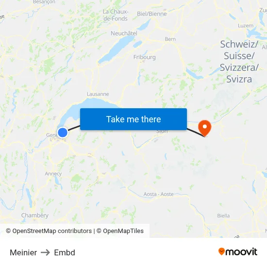 Meinier to Embd map