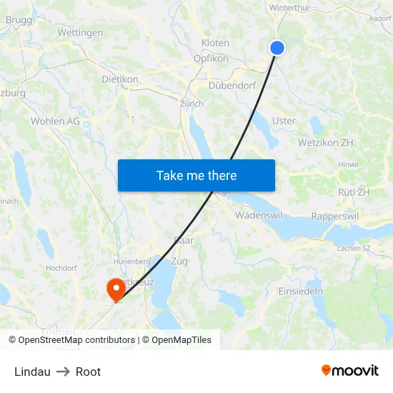 Lindau to Root map
