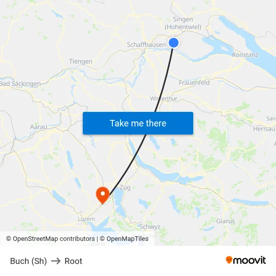 Buch (Sh) to Root map