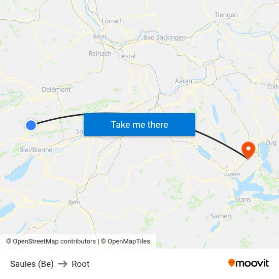 Saules (Be) to Root map