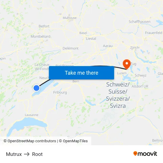 Mutrux to Root map