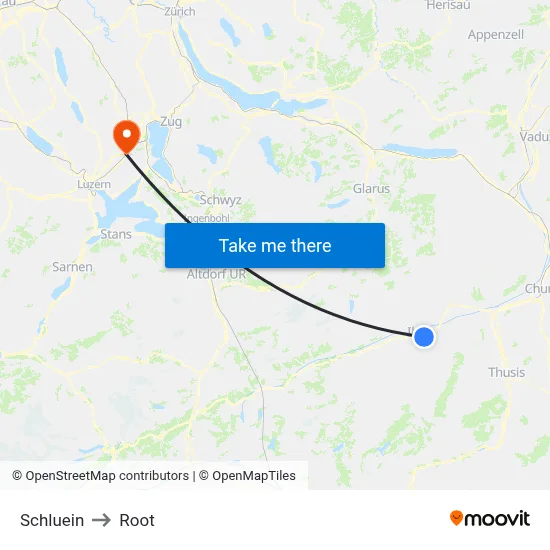 Schluein to Root map