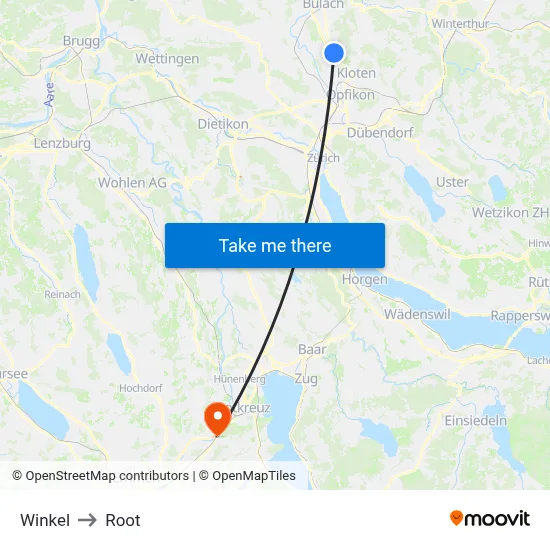 Winkel to Root map