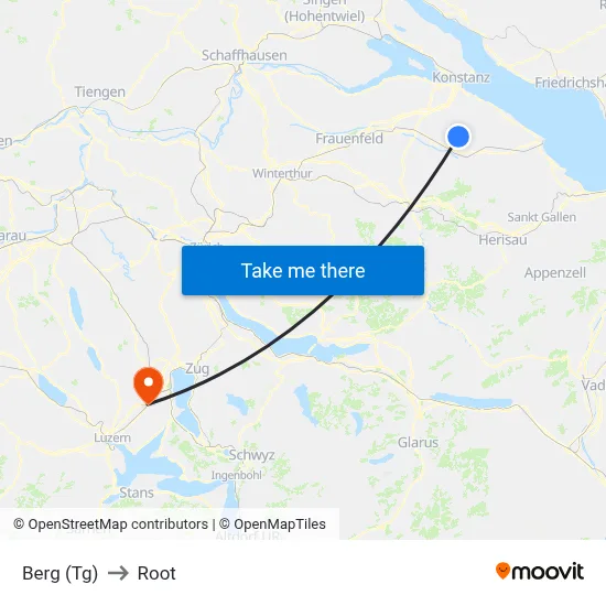 Berg (Tg) to Root map