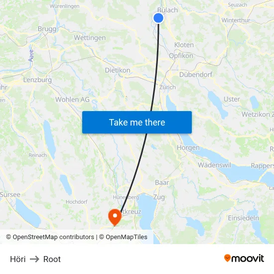 Höri to Root map