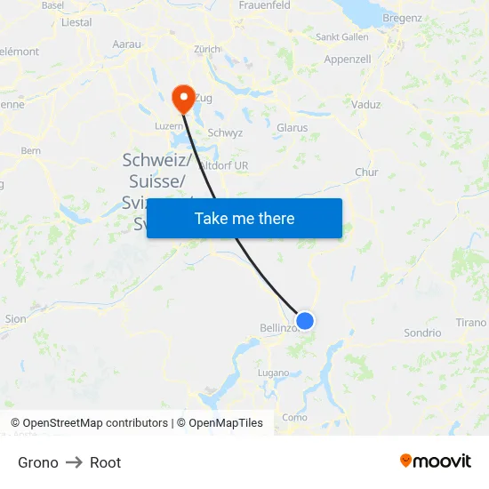 Grono to Root map