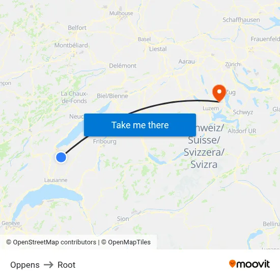 Oppens to Root map