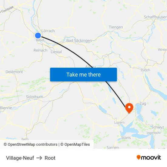 Village-Neuf to Root map