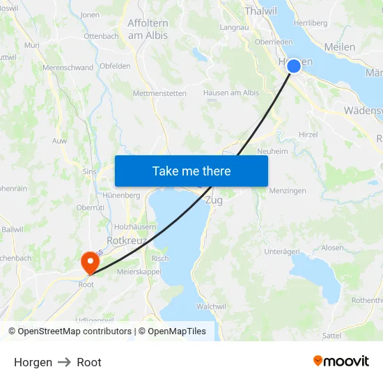 Horgen to Root map