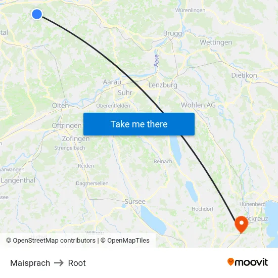 Maisprach to Root map