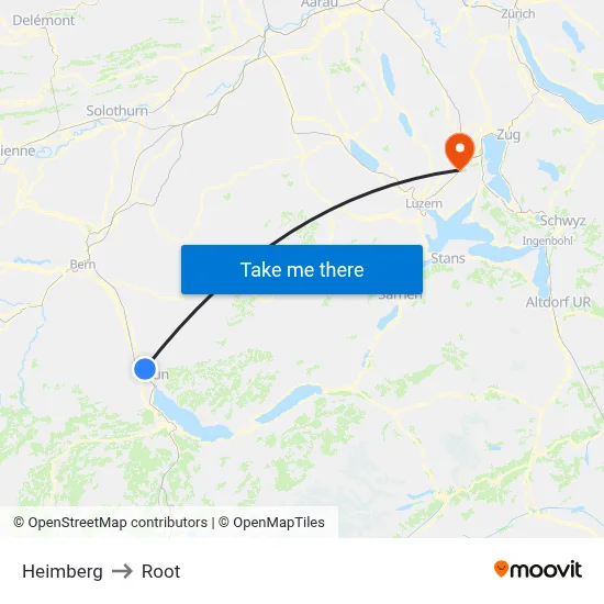 Heimberg to Root map