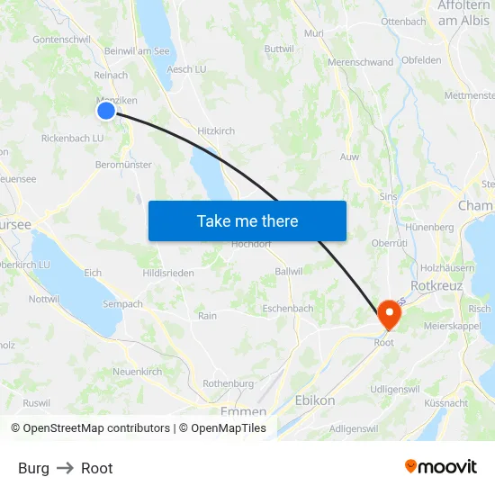 Burg to Root map