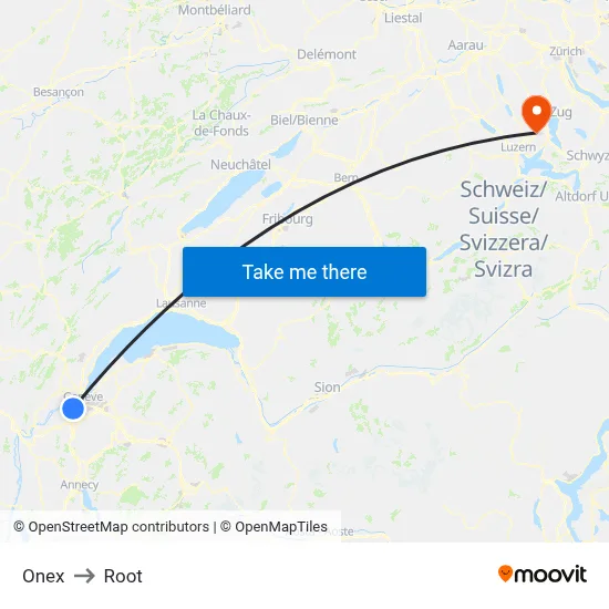 Onex to Root map