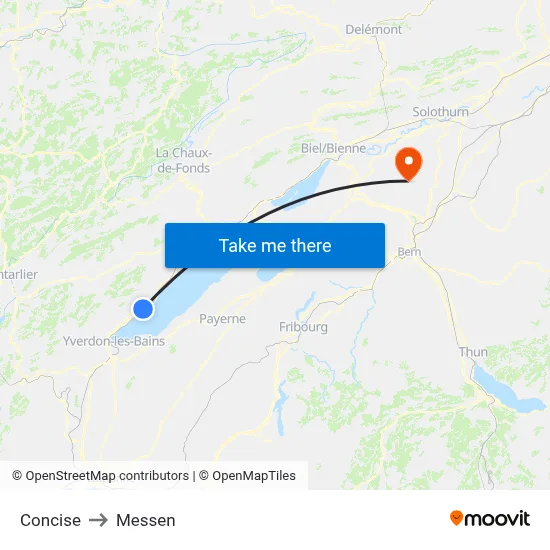 Concise to Messen map
