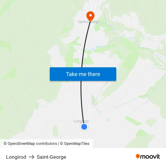 Longirod to Saint-George map