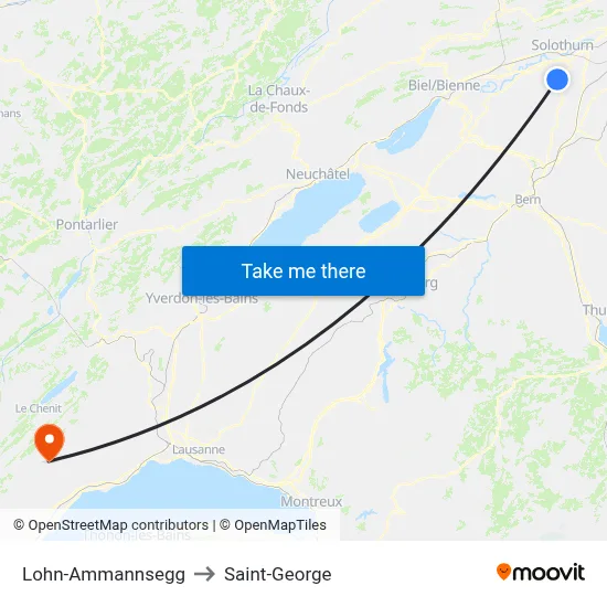 Lohn-Ammannsegg to Saint-George map