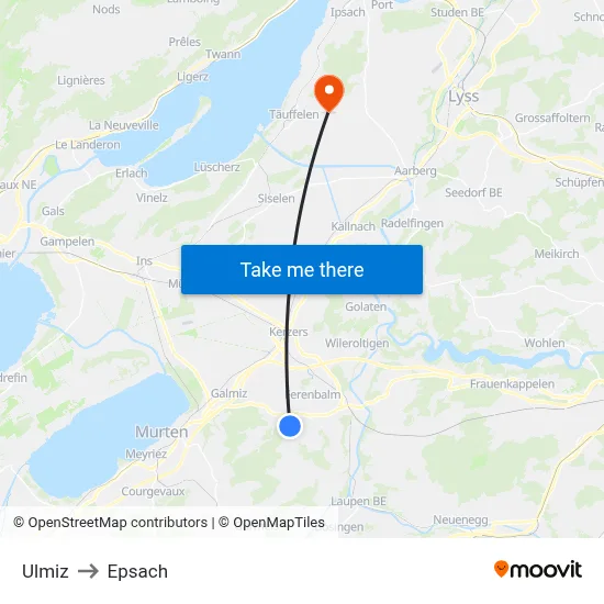 Ulmiz to Epsach map