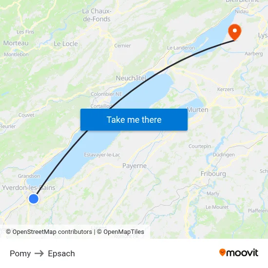 Pomy to Epsach map