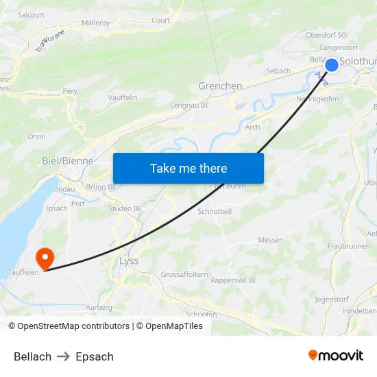Bellach to Epsach map