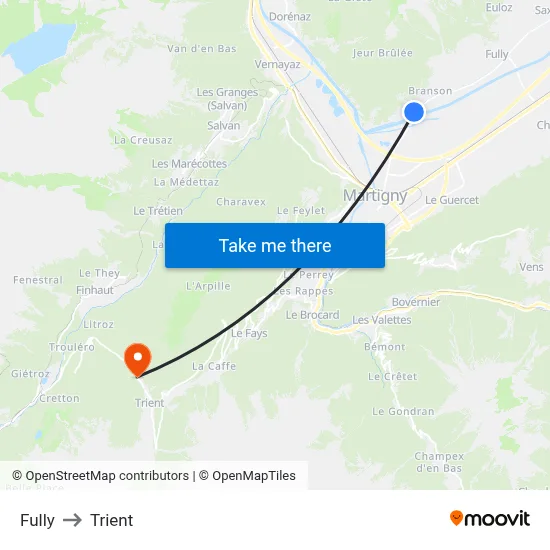 Fully to Trient map