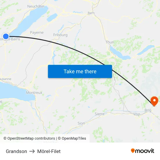 Grandson to Mörel-Filet map
