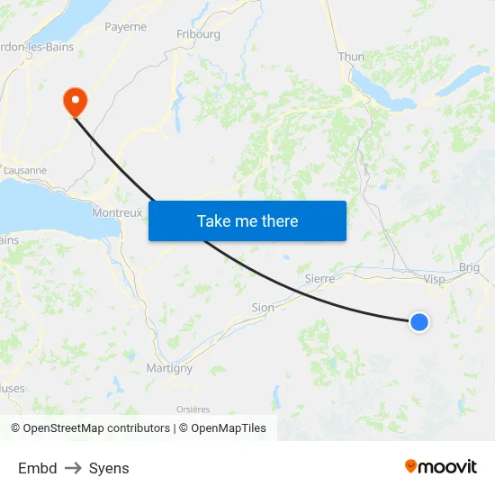Embd to Syens map