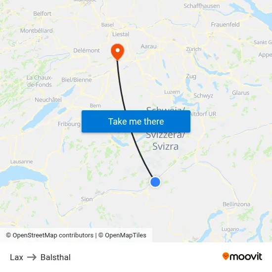 Lax to Balsthal map