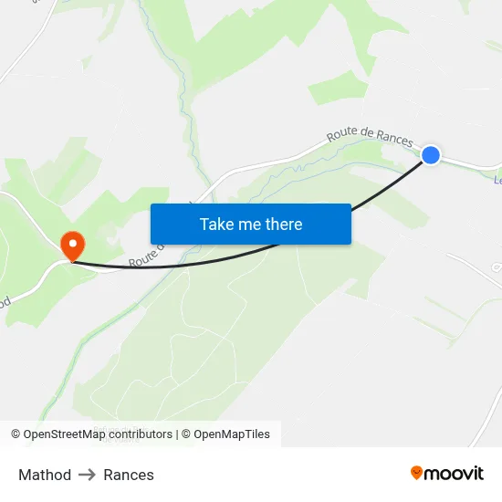 Mathod to Rances map