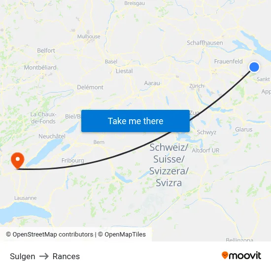Sulgen to Rances map