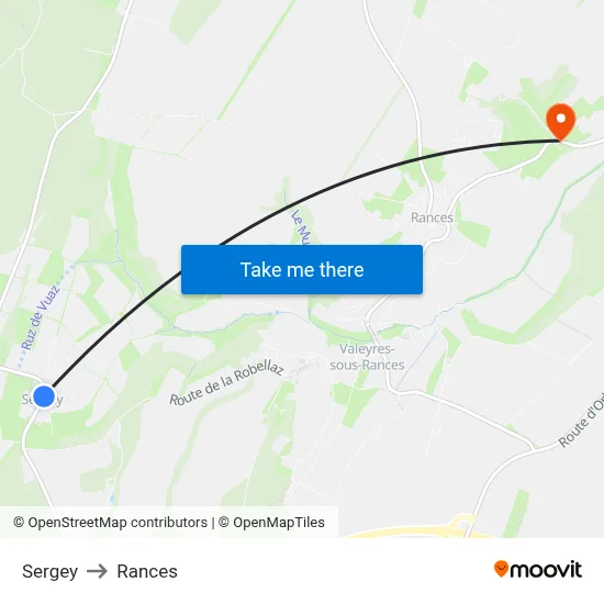 Sergey to Rances map
