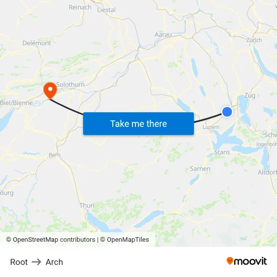Root to Arch map