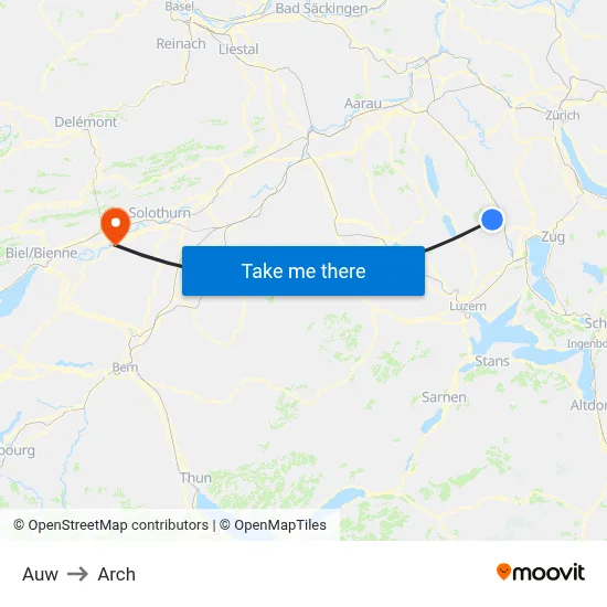 Auw to Arch map